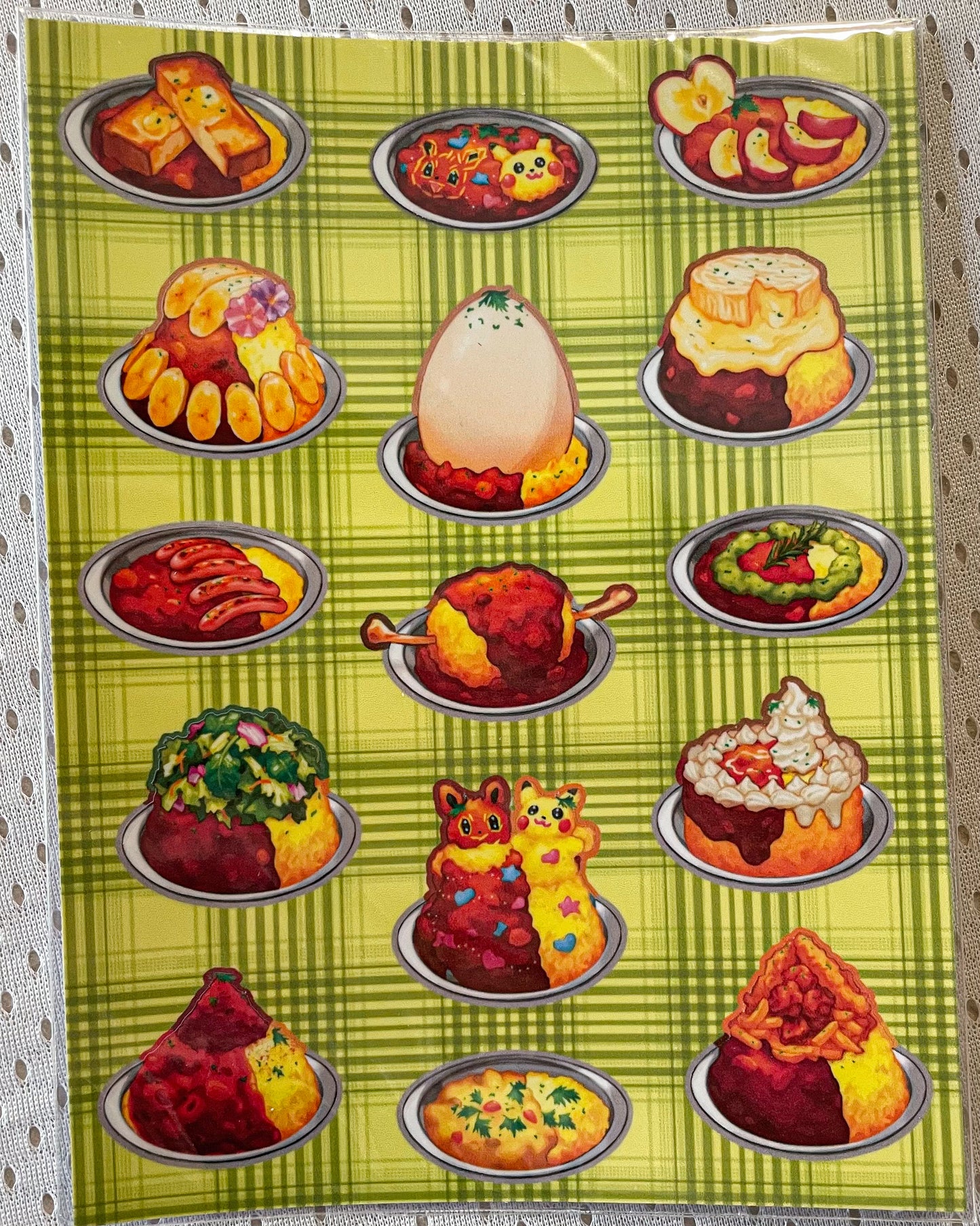 Poké Curries | Pokémon Sticker Sheet