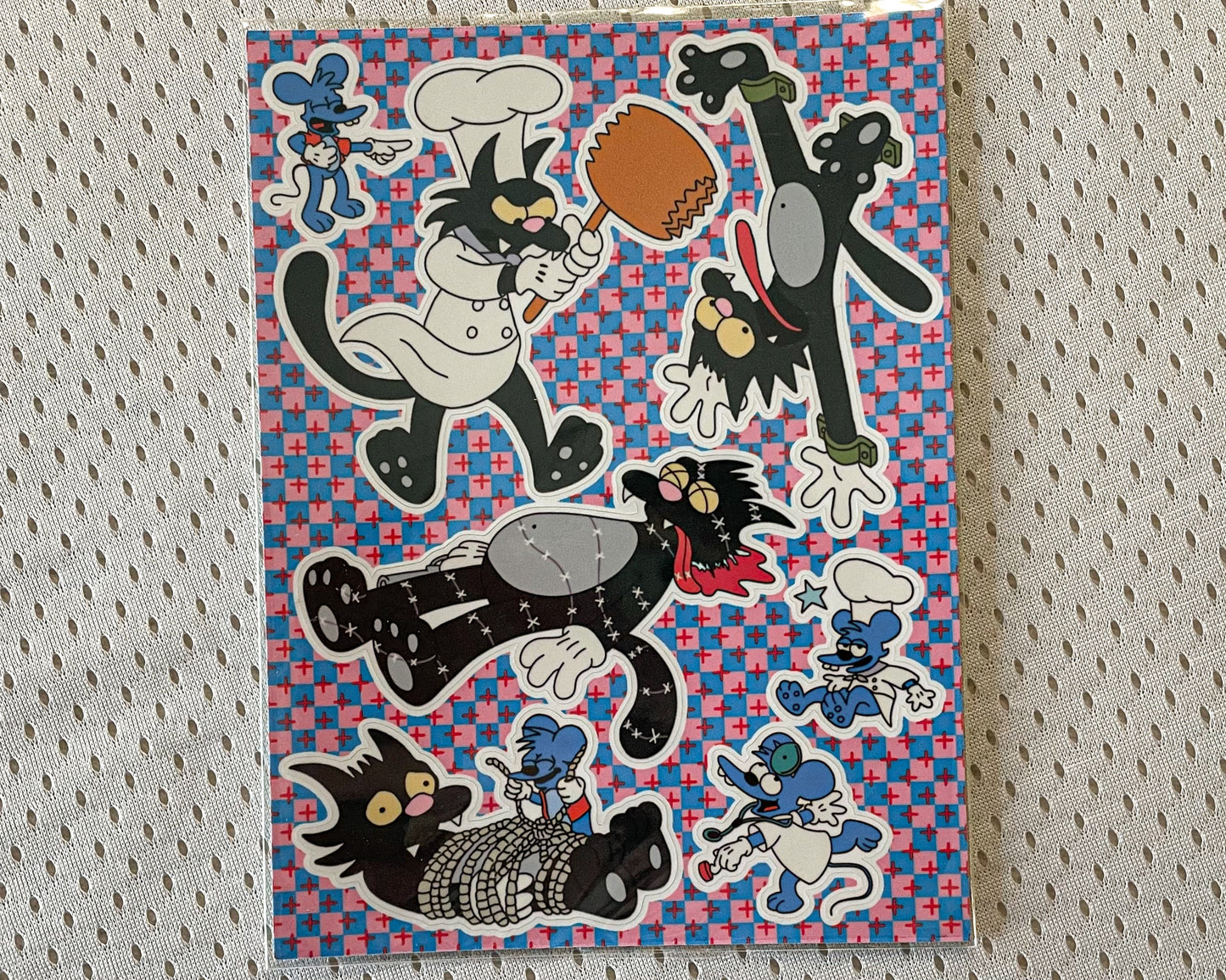 Itchy & Scratchy | The Simpsons Sticker Sheet