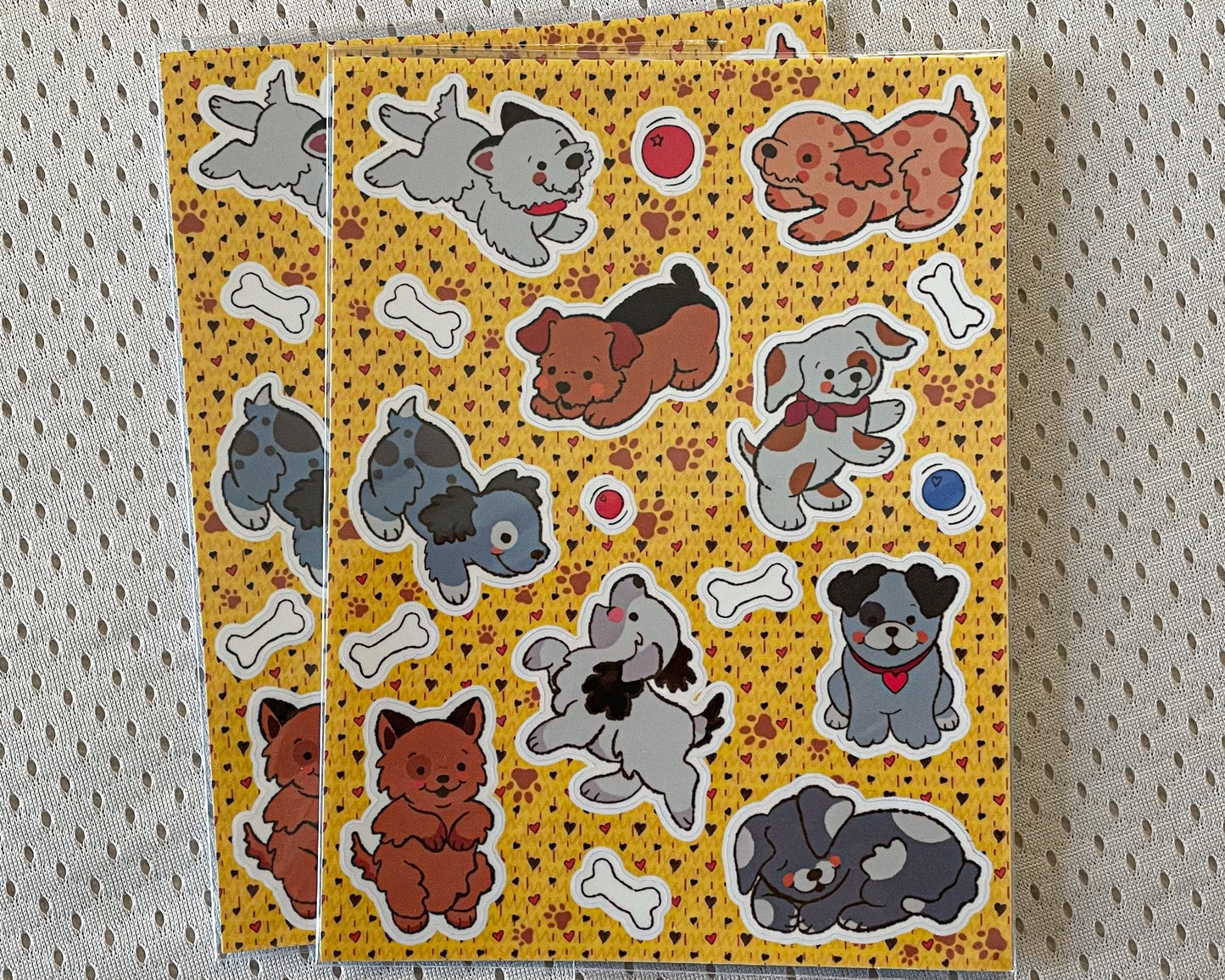 Playful Puppies | Vintage Recreation Sticker Sheet
