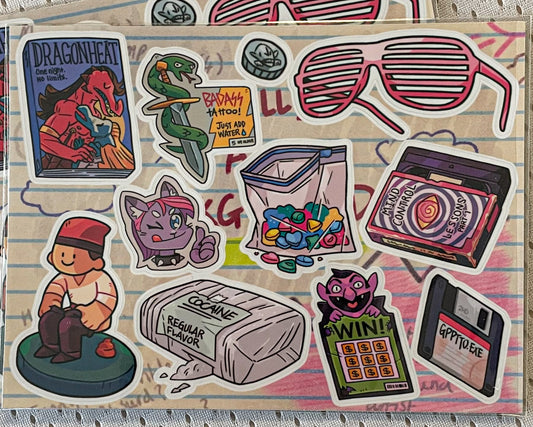 Party Time | Monster Prom Sticker Sheet