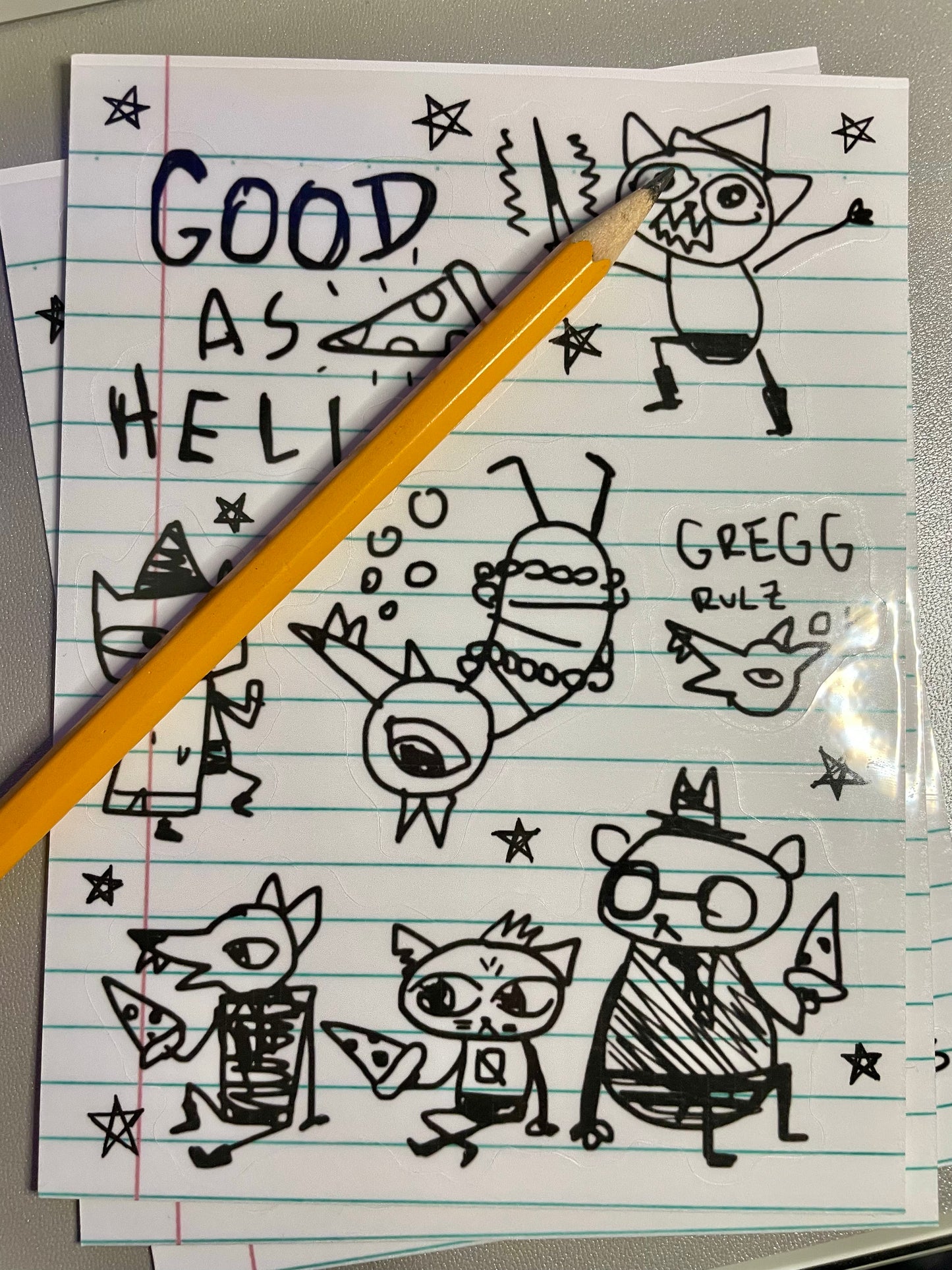 Pizza Party | Night in the Woods Sticker Sheet