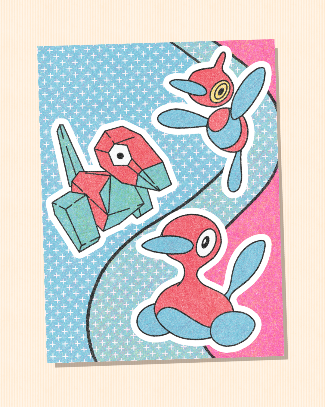 Porygon | Pokémon Evolutions Sticker Sheet