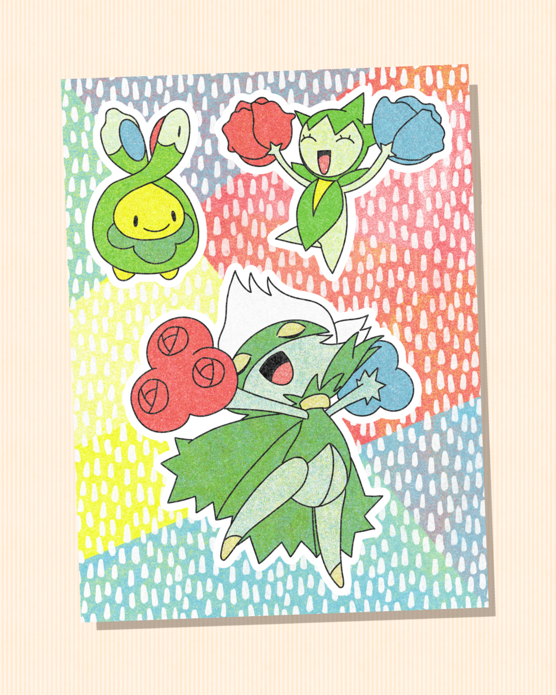 Roselia | Pokémon Evolutions Sticker Sheet