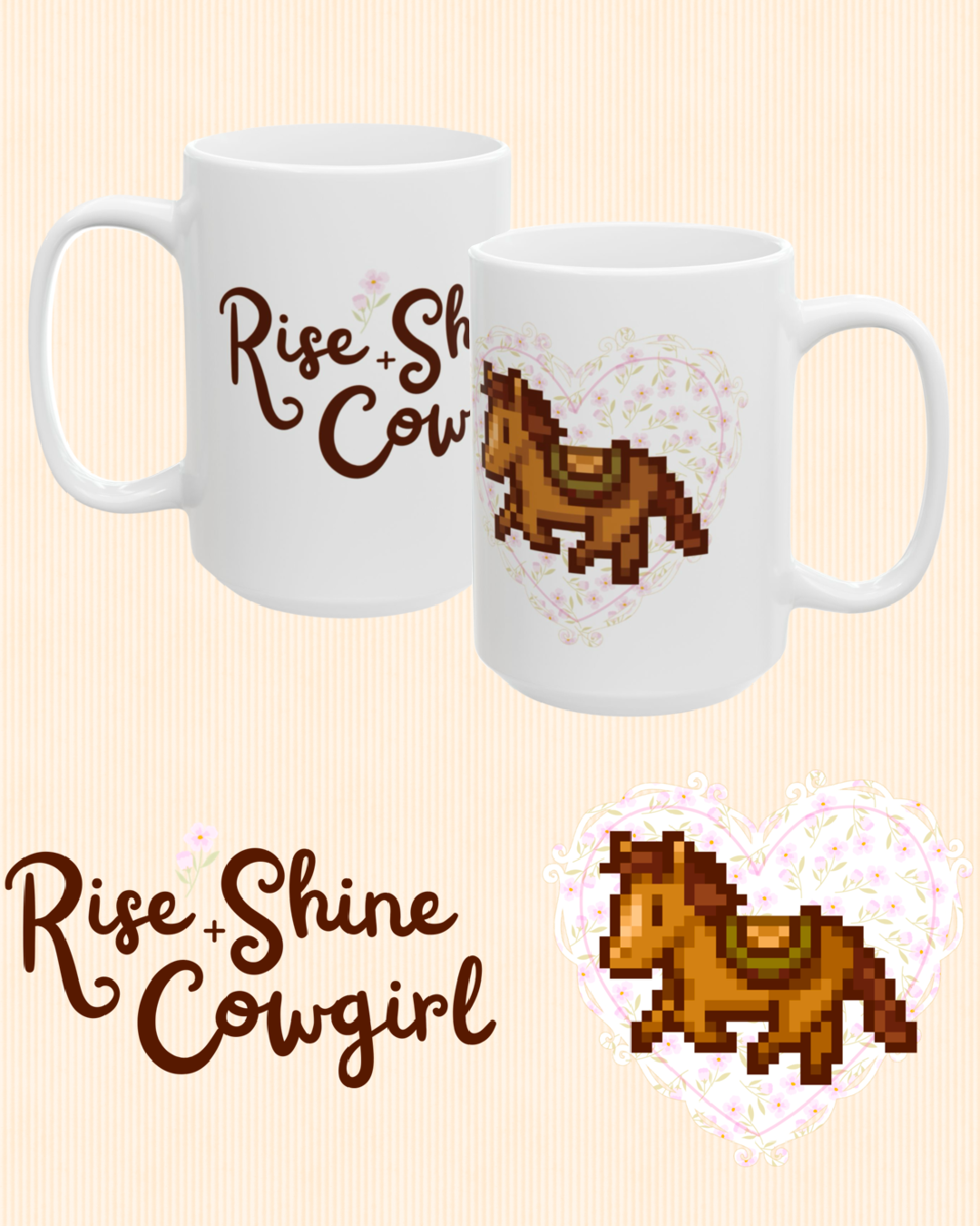 Rise + Shine Cowgirl | Stardew Valley Mug