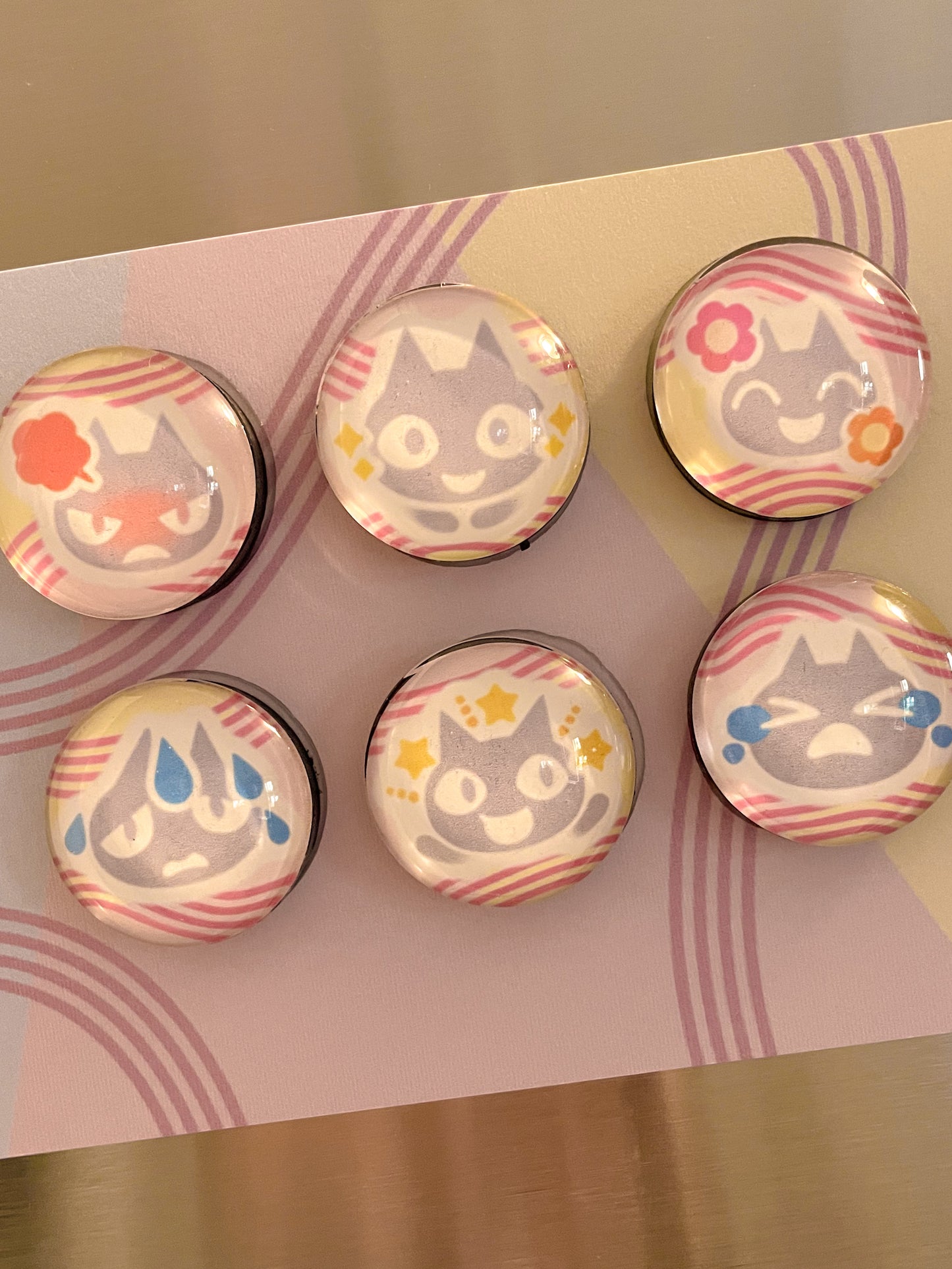 Island Emotes | Animal Crossing Magnets