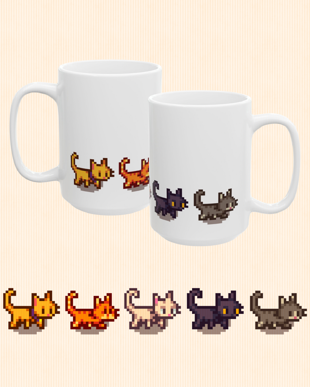Cat Parade | Stardew Valley Mug