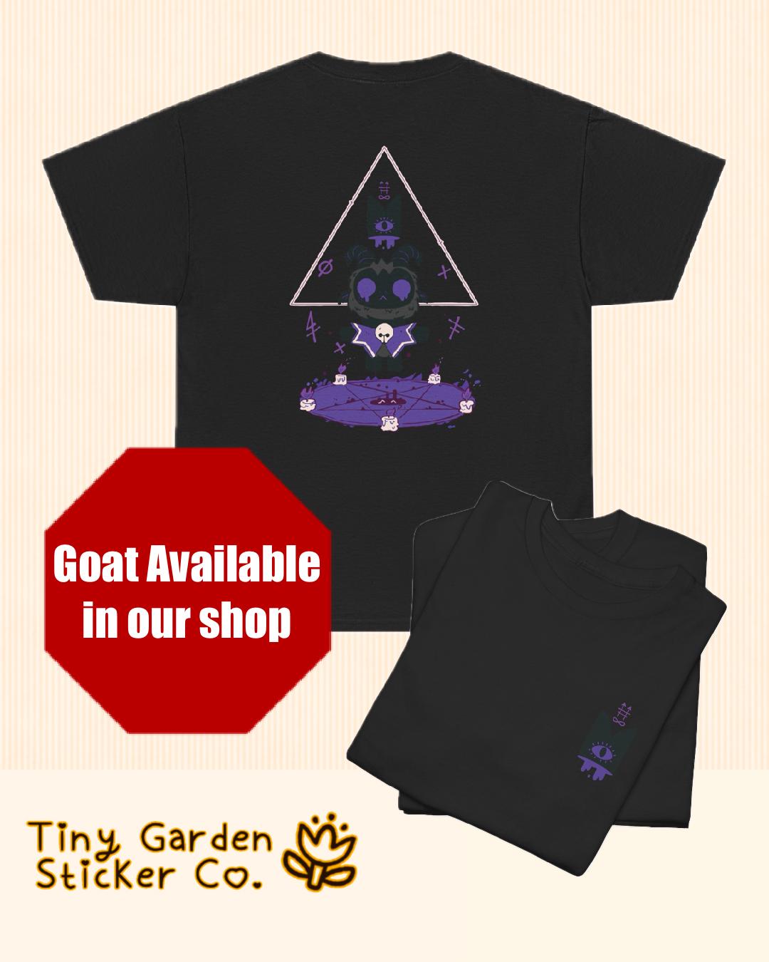 Cult of the Lamb - Blood Ritual Unisex T-Shirt | COTL Inspired Graphic Tee, Occult Back Print, Crown Chest Detail