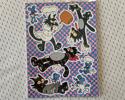 Itchy & Scratchy | The Simpsons Sticker Sheet