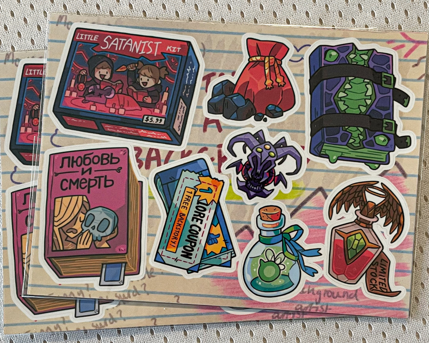 Game Night | Monster Prom Sticker Sheet