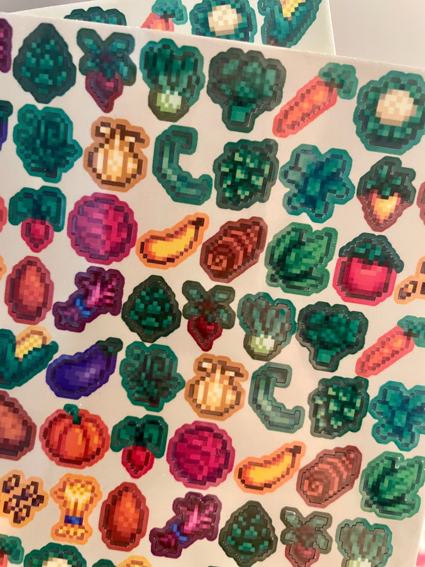 Mini Veggies | Stardew Valley Sticker Sheet