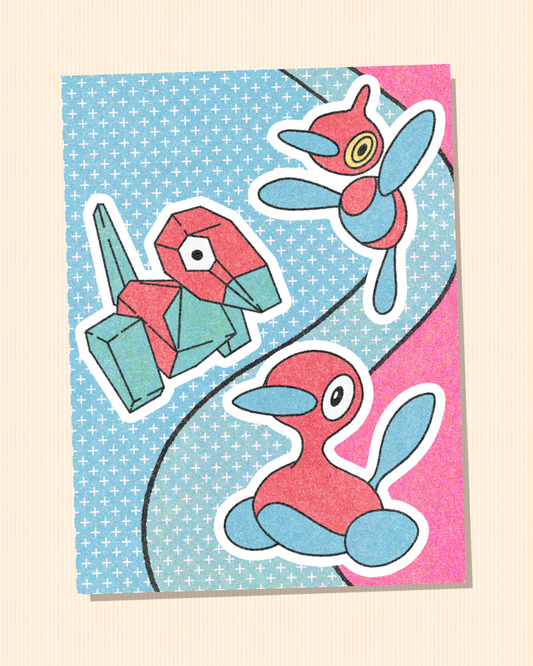 Porygon | Pokémon Evolutions Sticker Sheet