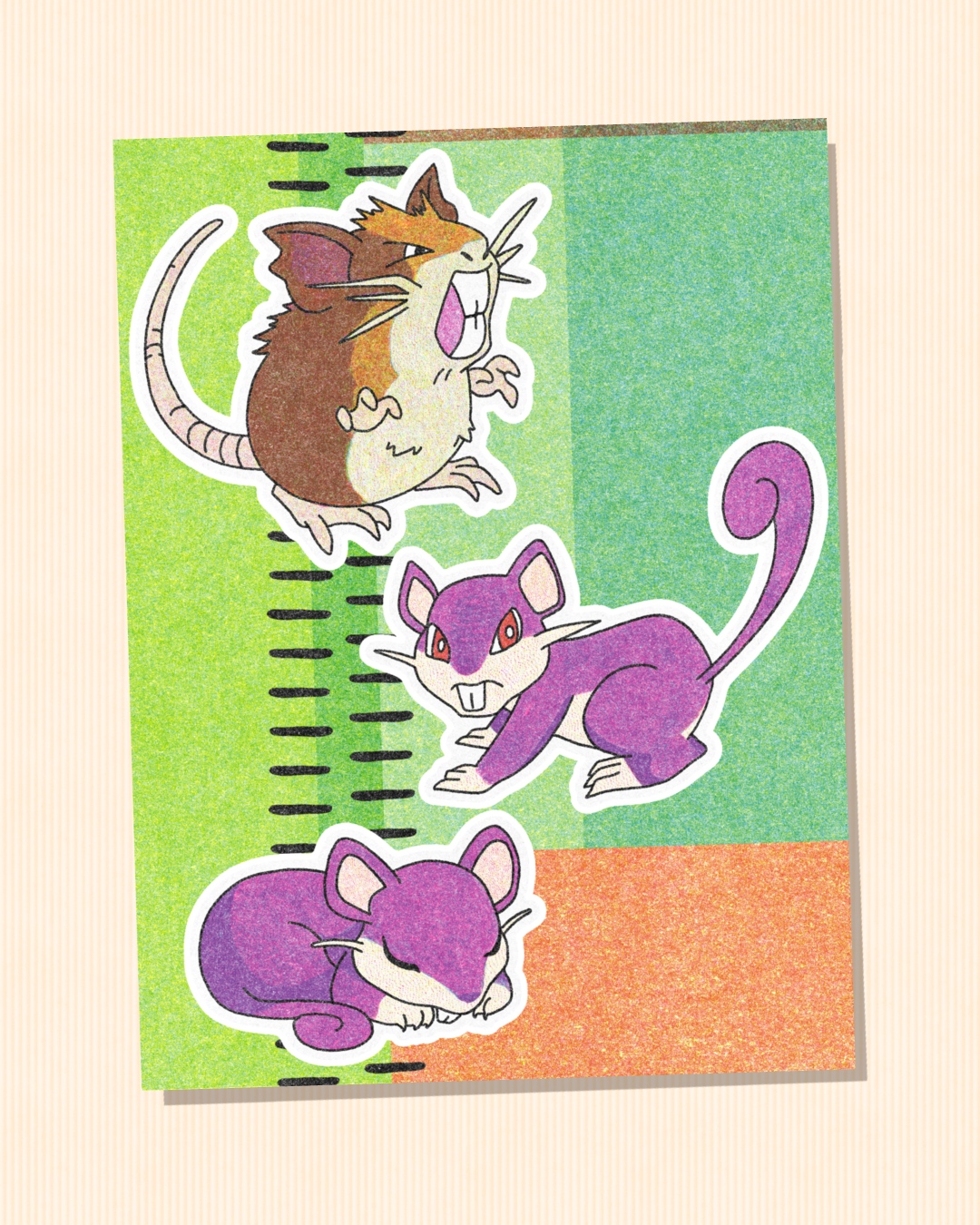 Rattata | Pokémon Evolutions Sticker Sheet