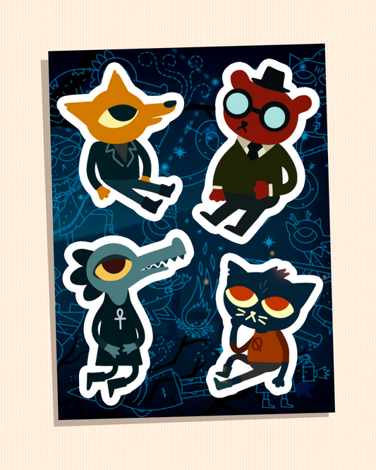 Star Gazers | Night in the Woods Sticker Sheet