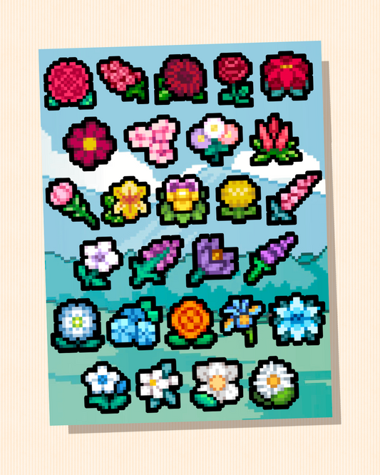 Flowers | Fields of Mistria Sticker Sheet
