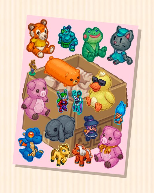 Old Friends | Unpacking Sticker Sheet
