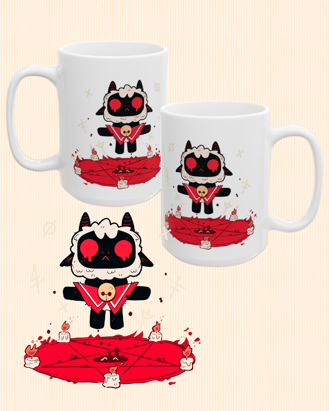 Cult of the Lamb - Blood Ritual Mug