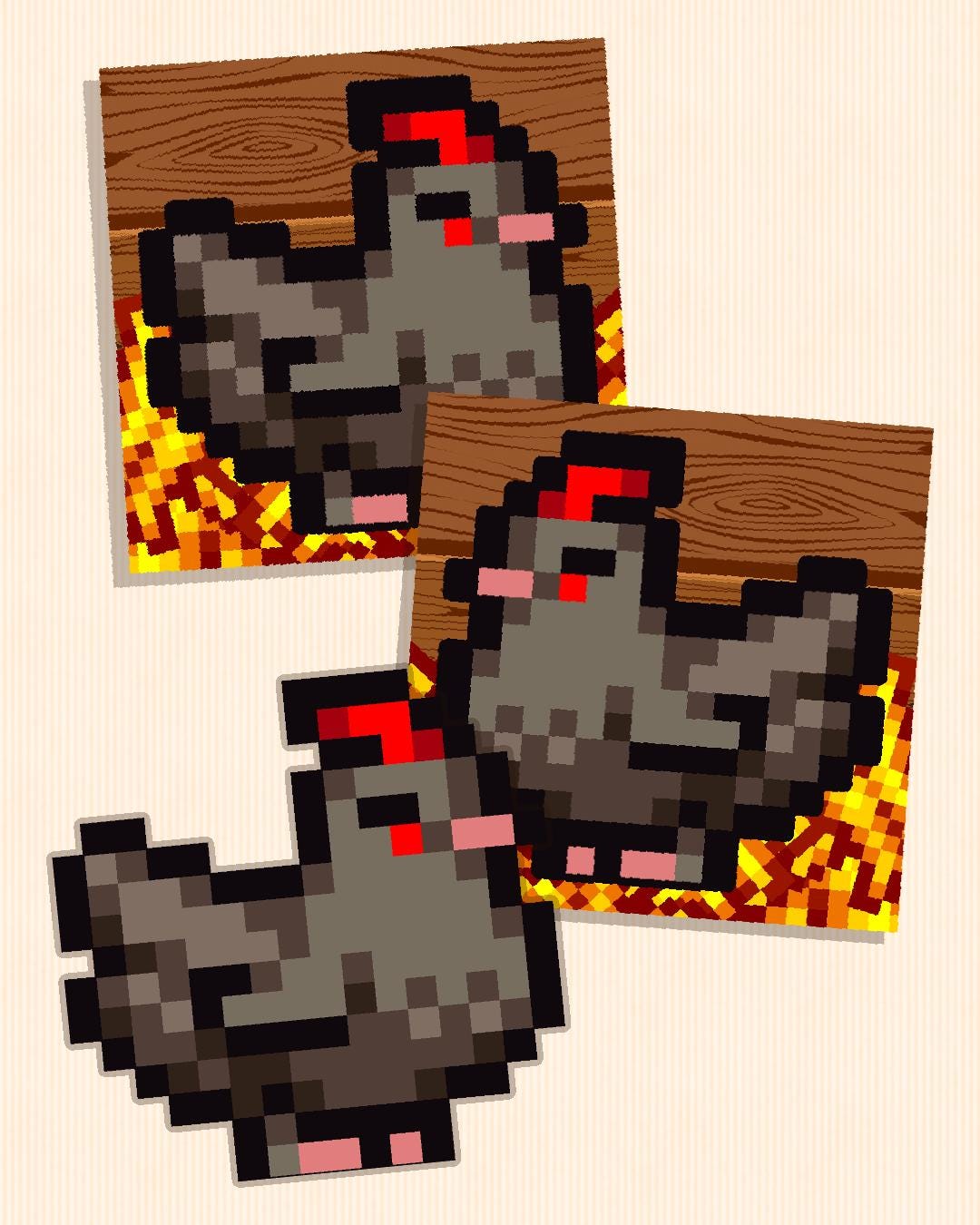 Stardew Valley Chicken Large Size Void Sticker Big Decal