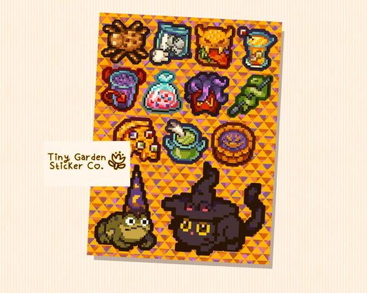 Sun Haven Halloween Festival – Wizard Frog and Witch Cat Companions with Spooky Snacks