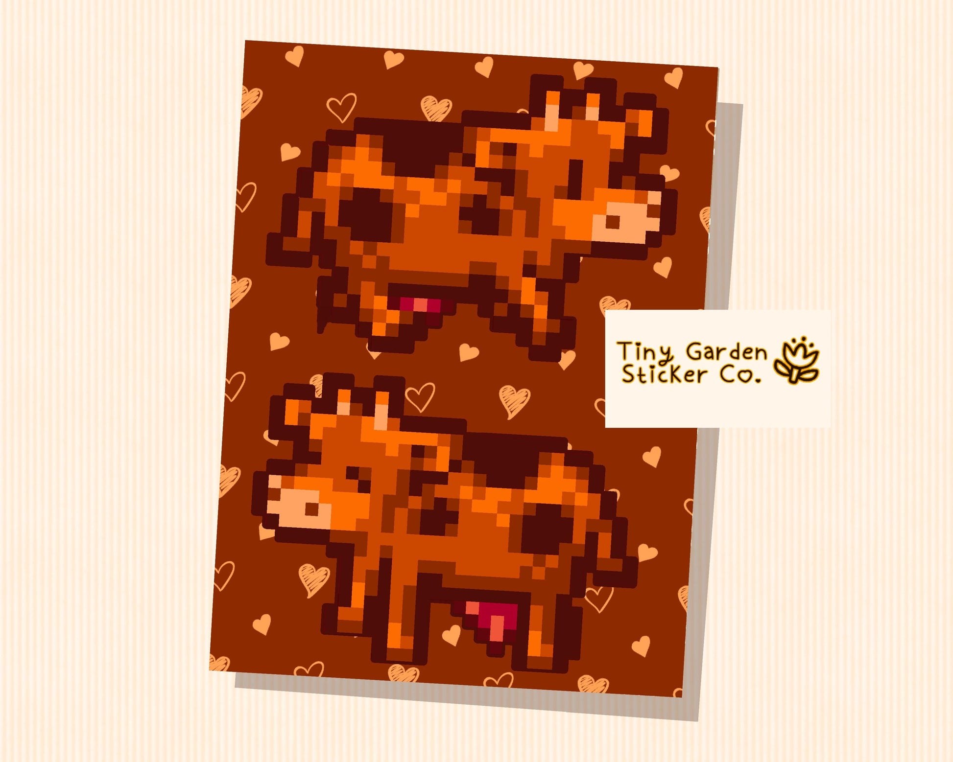 Stardew Cow Sticker Sheet: Cow and Calves