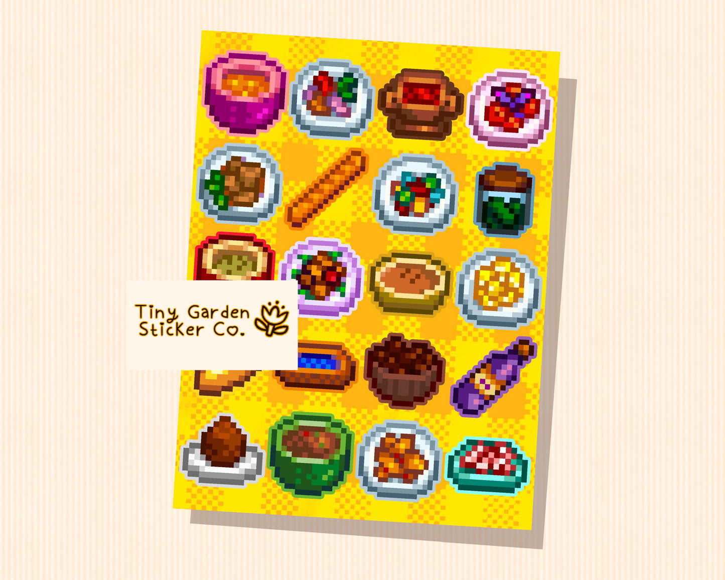 Stardew Valley Food Stickers - Full Collection Available