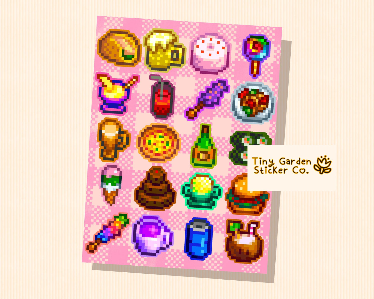 Stardew Valley Food Stickers - Full Collection Available